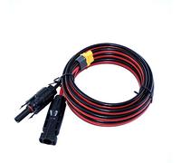 iHaospace Solar Panel Connector to XT60 Extension Cable Charging 12AWG 0.6m/1.5m/3.5m/5m for Ecoflow DELTA River Anker Solix Solar Panel to Protable Power Station (3.5M)