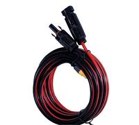 iHaospace XT60 Solar Cable 5m - Black, Male-to-Female, Waterproof, Compatible with Bluetti EF Delta, River Series & More, Supports 100W-6000W Solar Panels