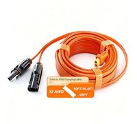 iHaospace XT60 to Solar Panels Connector Cable 12AWG,XT60 Extension Cable 7.62m for Ecoflow River and Delta Series Bluetti EB55 Power Station Solar Panel (16.4FT/5M)