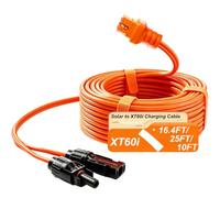 iHaospace XT60i Male to Solar Connector Charging Cable 3M/5M 12AWG XT60i Extension for Ecoflow River and Delta Series Bluetti Anker Solix Power Station Solar Panel (5M)