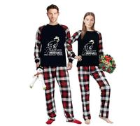 iHapHap Funny How Snowflakes Are Really Made Christmas Matching Pajamas Set For Adults(4XL,Mom)