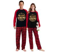 iHapHap Happy New Year 2026 Family Matching Pajamas Set For Adults(XL,Dad)