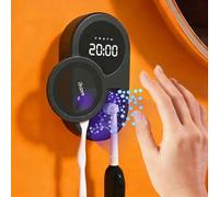iHave UV Toothbrush Sanitizer Holder 2 Slots Wall Mounted Wave Sensor Auto