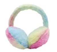 IHCEMIH Ear Muffs Girls Women Earmuffs Fluffy Plush Adjustable Colorful Earmuff Winter Accessories Ear Warmers Running Skiing Ears Covers Protectors from Wind Cold Outdoor Gift for Children Deep Pink