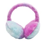 IHCEMIH Ear Muffs Girls Women Earmuffs Fluffy Plush Adjustable Colorful Earmuff Winter Accessories Ear Warmers Running Skiing Ears Covers Protectors from Wind Cold Outdoor Gift for Children Deeppurple