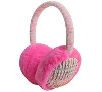 IHCEMIH Ear Muffs Girls Women Earmuffs Fluffy Plush Adjustable Knitted Earmuff Winter Accessories Soft Ear Warmers Running Skiing Ears Covers Protectors from Wind Cold Outdoor Gift for Children