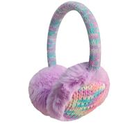 IHCEMIH Ear Muffs Girls Women Earmuffs Fluffy Plush Adjustable Knitted Earmuff Winter Accessories Soft Ears Warmers Running Skiing Ear Covers Protectors from Wind Cold Outdoor Gift for Children Purple