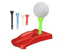 Ihdjasg Base made of artificial grass for golf, holder with 5 tees for the simulator, golf tee training holder, for simulator driving range, putting green, training indoors and outdoors