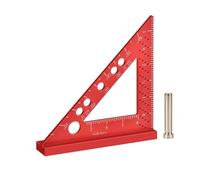 Ihdjasg Carpenter's Square - Multi-Angle Precision for Accurate Work | Woodworking Ruler, Angle and Protractor, for Marking Layout, Levelling, Measuring and Building