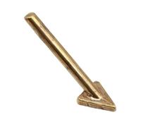Ihdjasg Soldering Tips, Accessories for Soldering Work Made of Triangular Copper, Replacement Part for the Head of the Soldering Iron, for Electronics Projects, Workshop, Garage, Car