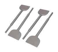 IHDYPPEW 4 PCS SDS Plus Removal Chisel - 2.95 Inch Wide Cranked Angled Bent Chisel, Ceramic Tile Remover Tool Perfect for Home Improvement Projects, Metalworking (2.95 X 9.84)