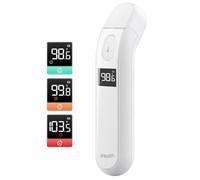 iHealth Thermometer for Adults by iHealth, Infrared Forehead Thermometer for Adults and Kids, Touchless Digital Baby Thermometer with Fever Indicator, Non Contact Thermometer (PT2L)