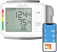 iHealth Push (KD-723) Smart Wrist Blood Pressure Monitor, Cuff That fits Standard to Large Adult Arms, Bluetooth Compatible for Apple & Android Devices, White