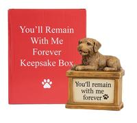 iHeartDogs Dog Memorial Keepsake Box - Pet Loss Sympathy Gift - This Urn for Ashes Feeds 5 Shelter Dogs in Honor of Your Beloved Pup