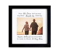 IHEIPYE Remembrance Memorial Picture Frame - Sympathy Gifts Idea for Loss of Loved One, Grandmother, Grandfather, Grandparents, Desktop, Black