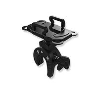ihens5 Bike Mount, Bike Phone Mount Motorcycle Baby Carriage Bicycle Mic Stand Cell Phone Holder Cradle with Rubber Strap 360 Degree Rotate for iPhone X 7 6s Plus 5s 5SE SONY Samsung (Black)