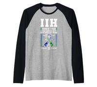 IHH Warrior Idiopathic intracranial Hypertension Raglan Baseball Tee