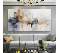 IHHGNB 1pc Frameless Modern Abstract Canvas Art, Large Wall Decor for Living Room Bedroom No Frame Canvas Prints Wall Art(80x160cm(31x63in)/No frame)