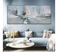 IHHGNB Abstract Landscape Large Size Paintings Pictures Artwork Poster Prints Canvas Wall Art for Home Living Room Decoration 80x160cm(31x63in) Frameless