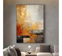 IHHGNB Abstract Modern Wall Art, Texture Canvas Prints, Unframed Large Mural, Wall Pictures for Living Room Bedroom Decoration(50x70cm(20x28in)/No frame)