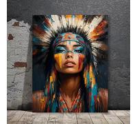IHHGNB Canvas Paintings Abstract Portrait Posters Africa Europe Beauty Handsome Figures Prints Wall Art Picture Home Decor(40x50cm(16x20in)/No frame)