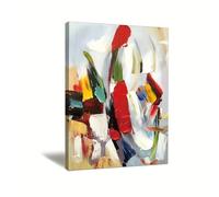 IHHGNB Extra Large Canvas Wall Art, Modern Abstract Art, Colorful Abstract Painting, Large Wall Decorative Painting(70x90cm(26x35in)/No frame)