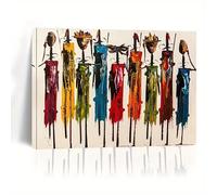 IHHGNB No Framed Canvas Painting Members Carrying Food African American Wall Art Prints for Living Room Bedroom Decor(40x50cm(16x20in)/No frame)