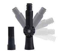 IHKFILAN Angle Adapter and Extension Pole Hinge Tip,Threaded Extension Pole Rotatable Angle Adaptor Attach to Duster Painter Brush Squeegee Gutter Cleaning Tools