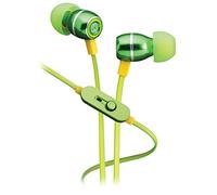 iHome iB18QY Noise Isolating Metal Earphones with In-line Mic, Remote and Pouch Lemon Lime