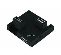 iHome IH-U555FB 4-Port USB 2.0 Notebook Hub (Black)