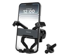 iHome Metallic Gravity Air Vent Phone Mount, Wide Compatibility, Effortless Setup, Secure Grip
