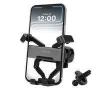iHome Metallic Gravity Air Vent Phone Mount, Wide Compatibility, Effortless Setup, Secure Grip