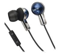 iHome Noise Isolating Earphones Volume Control & Pouch Blue