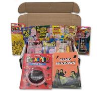 ihoot Pranks for Adults and Kids Mega Bundle | Party Bag Fillers For Kids, Practical Jokes, Set of 11 Funny Joke Box Toys including Whoopee Cushion and Squirt Ring | April Fools Day Prank Kit