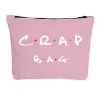 IHopes+ Makeup Cosmetic Bag Zipper Pouch Might Be Makeup Cosmetic Travel Bag Toiletry Make Up Case-Leaf, Crap Bag 1, 9.5 x 7 inches