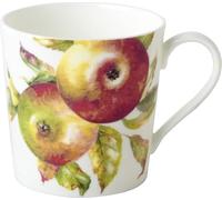 IHR BOJ 1052460 Coffee Mug, Home Grown Apples, Apples, Porcelain, Bone China, 9 cm x 9 cm, Dishwasher and Microwave Safe, 350 ml