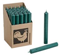 IHR Cylinder Candle 18cm Solid Coloured - (Dark Green)