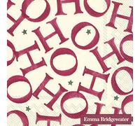 IHR Emma Bridgewater chirstmas Cocktail Napkins 20pk - HoHoHo Allover
