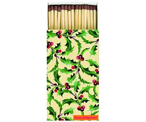 IHR Emma Bridgewater Extra Long Matches Winter Flowers Holly and Ivy - Approx 45 in a Box