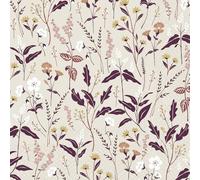 IHR Ideal Home Range Cocktail Napkins Disposable 3-Ply Paper Party Napkin Pack, 5" x 5", Pretty Meadow Autumn, 20-Count