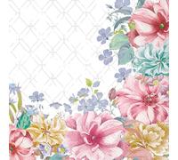 IHR Ideal Home Range Cocktail Napkins Disposable 3-Ply Paper Party Napkin Pack, 5" x 5", Prudence (Light Lilac), 20-Count