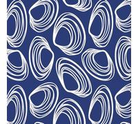 IHR Ideal Home Range Cocktail Napkins Disposable 3-Ply Paper Party Supplies, 5" x 5", Clams All Around, 20-Count