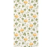IHR Ideal Home Range Dinner Napkins Disposable 3-Ply Paper Guest Hand Towels Party Supplies, 8.25" x 4.5", Simple Pumpkin Yellow, 16-Count