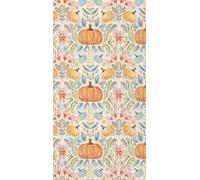 IHR Ideal Home Range Dinner Napkins Disposable 3-Ply Paper Guest Hand Towels Party Supplies, 8.25" x 4.5", Fall Toile Pumpkins, 16-Count