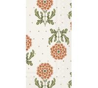 IHR Ideal Home Range Dinner Napkins Disposable 3-Ply Paper Guest Hand Towels Party Supplies, 8.25" x 4.5", Simple Flower Orange, 16-Count