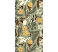 IHR Ideal Home Range Dinner Napkins Disposable 3-Ply Paper Guest Hand Towels Party Supplies, 8.25" x 4.5", Autumn Acorn, 16-Count