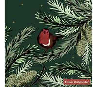 IHR Ideal Home Range - Paper Napkins Emma Bridgewater Norway Spruce Dark Green 20 St. Lunch Napkins 33 cm x 33 cm / 13 inch x 13 inch