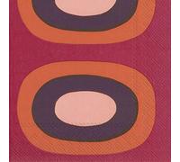 IHR Ideal Home Range - Paper Napkins Marimekko MELOONI Bordeaux 20 St. Lunch Napkins 33 cm x 33 cm / 13 inch x 13 inch