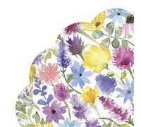 IHR Ideal Home Range - Paper Napkins Summer Floral Cream 12 pc. Rondo Napkins Ø 34 cm/Ø 13 inch
