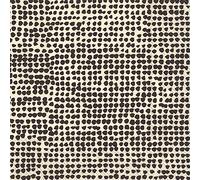 IHR Ideal Home Range Party Napkins Marimekko Disposable 3-Ply Paper Lunch Napkin Pack, 6.5" x 6.5", Orkanen Linen/Black, 20-Count